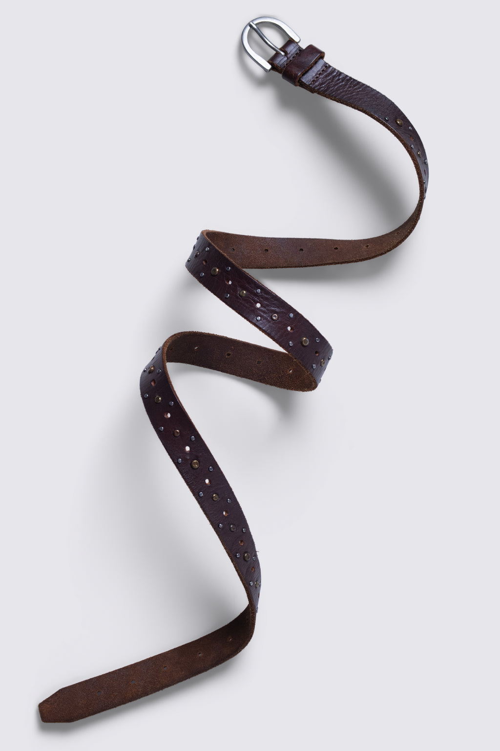 Y2K Studded Leather Belt
