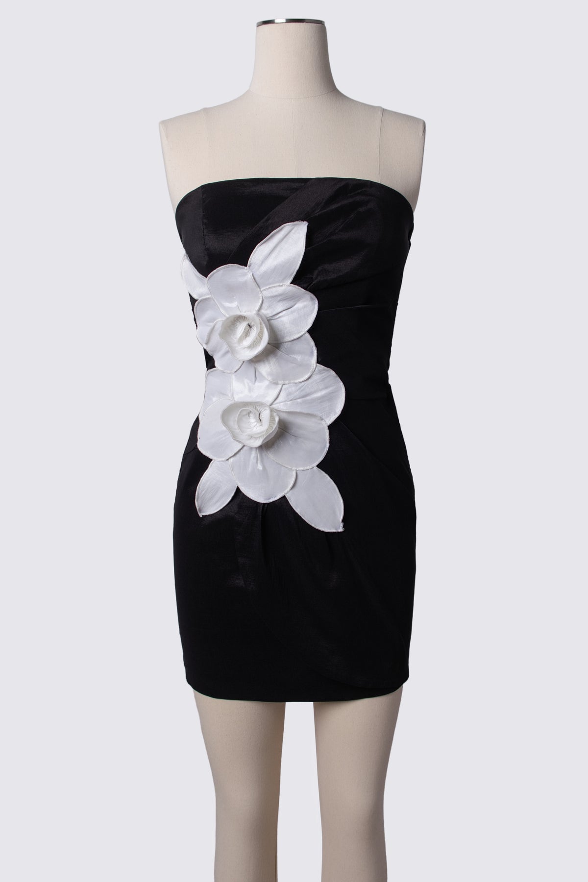 Y2K My Michelle 3D Flowers Strapless Mini Dress