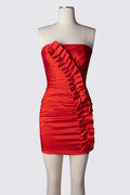Y2K Jessica McClintock Ruffle Mini Dress