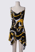 Y2K Dropwaist Graphic Fairy Hem Mini