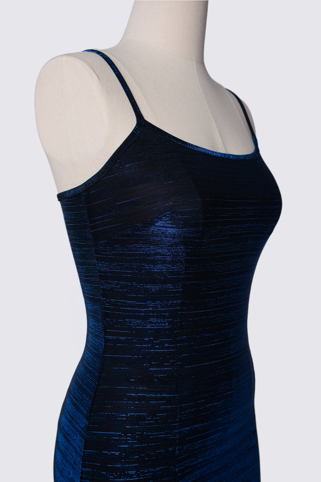 90s Byer Too Metallic Stretch Mini Dress