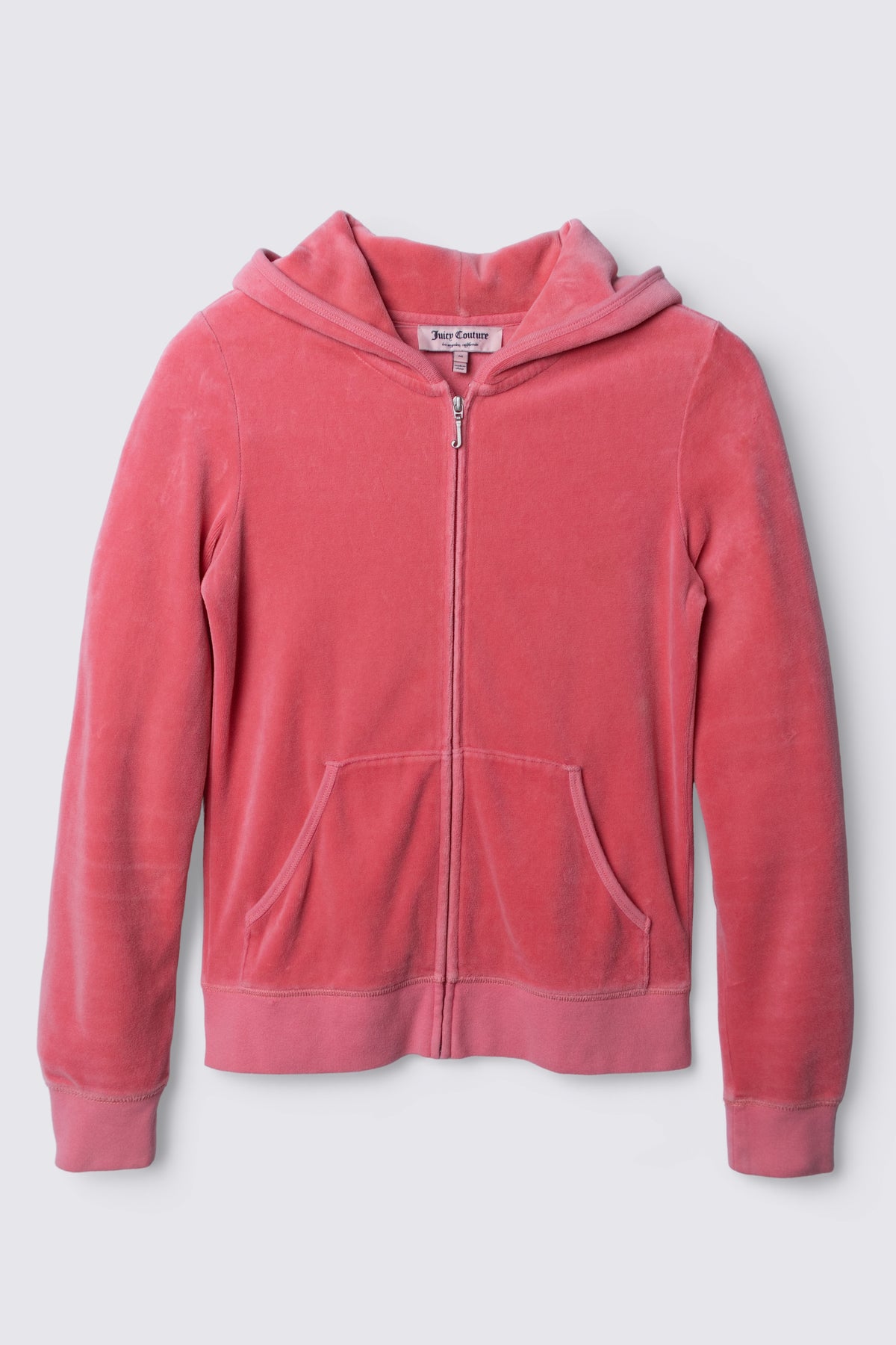 2000s Juicy Couture Love Juicy Glitter Print Hoodie