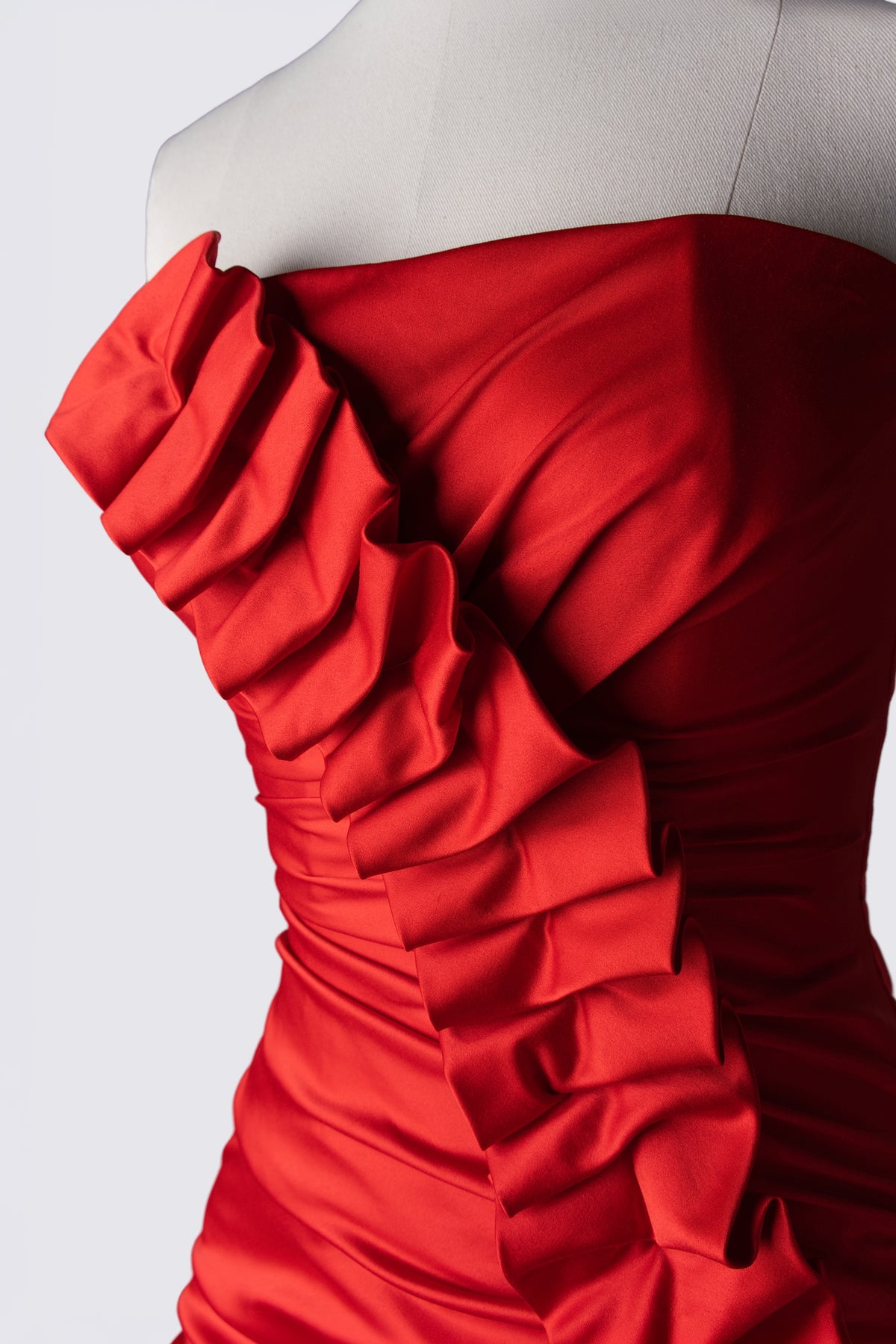 Y2K Jessica McClintock Ruffle Mini Dress
