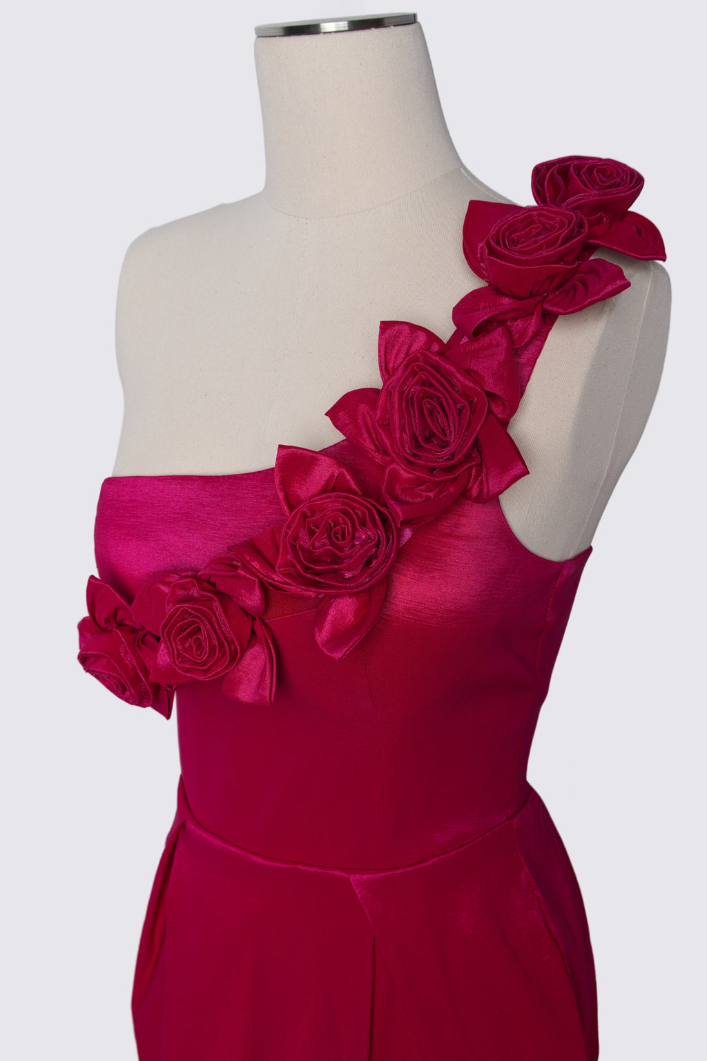 2000s One Shoulder Sculptural Mini Dress