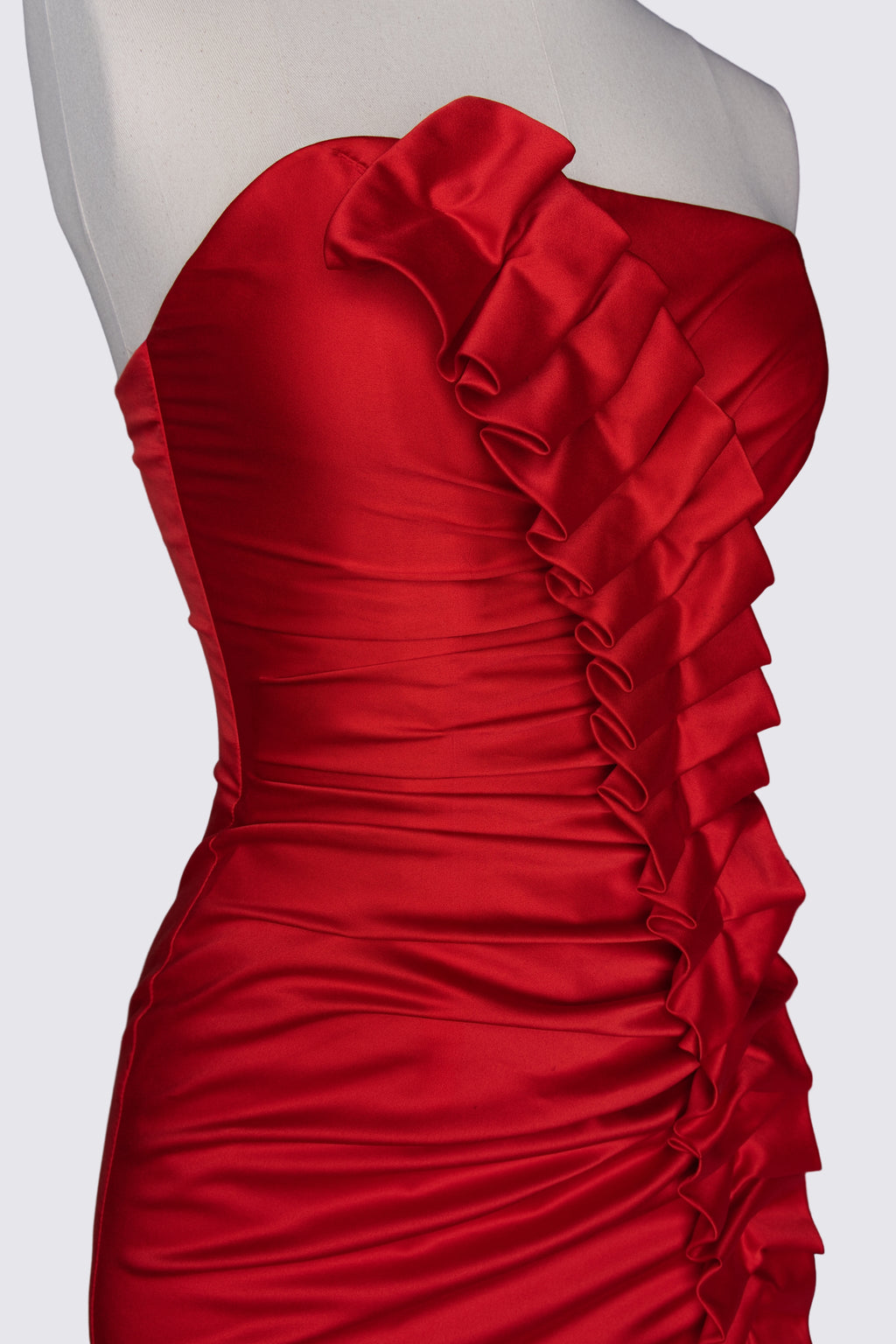 Y2K Jessica McClintock Ruffle Mini Dress