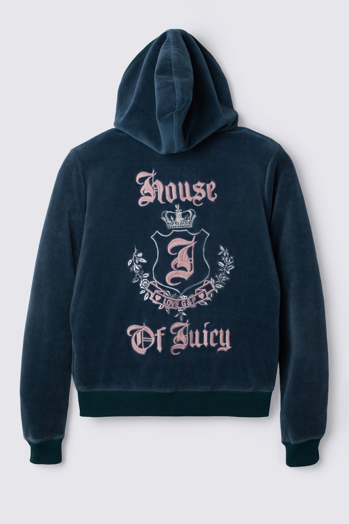 Y2K Juicy Couture House of Juicy Embroidered Hoodie