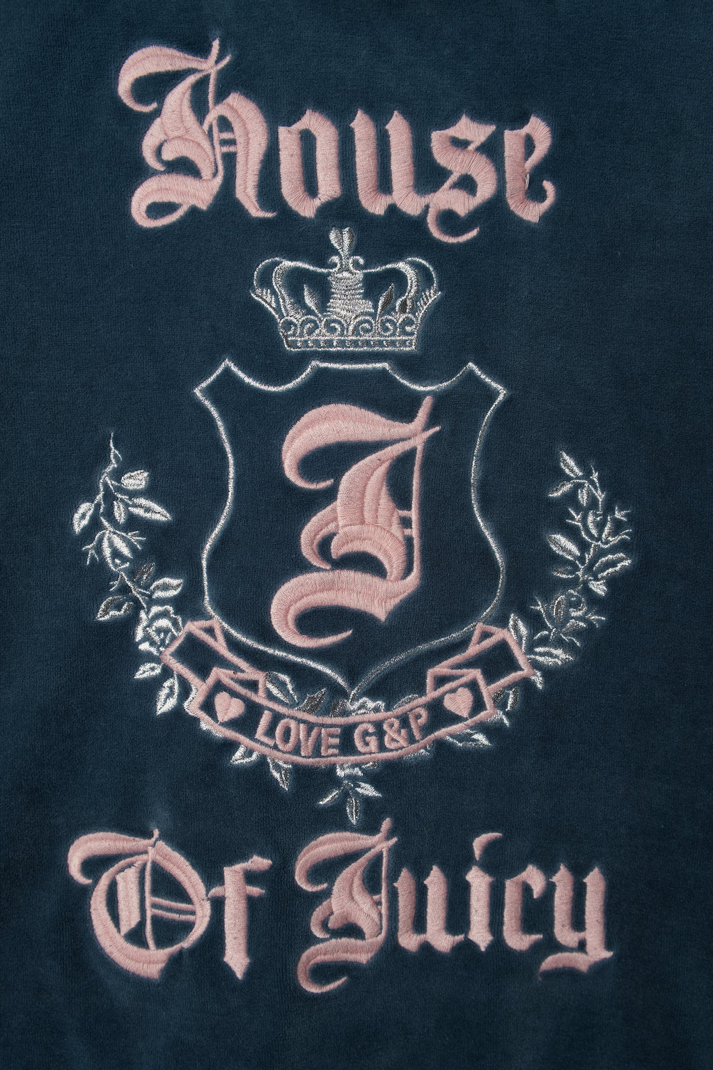 Y2K Juicy Couture House of Juicy Embroidered Hoodie
