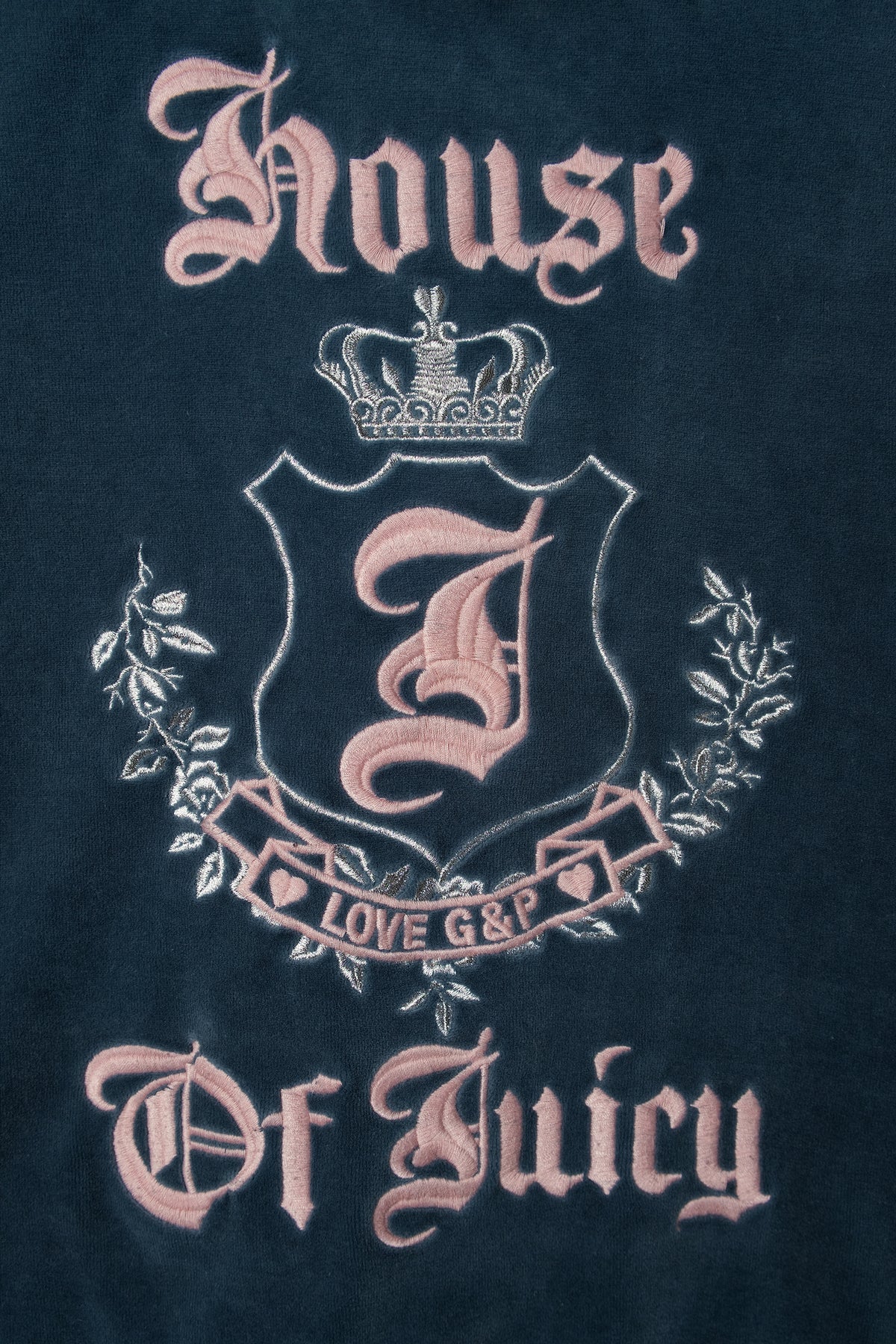 Y2K Juicy Couture House of Juicy Embroidered Hoodie