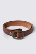 Y2K American Eagle Studded Leather Belt
