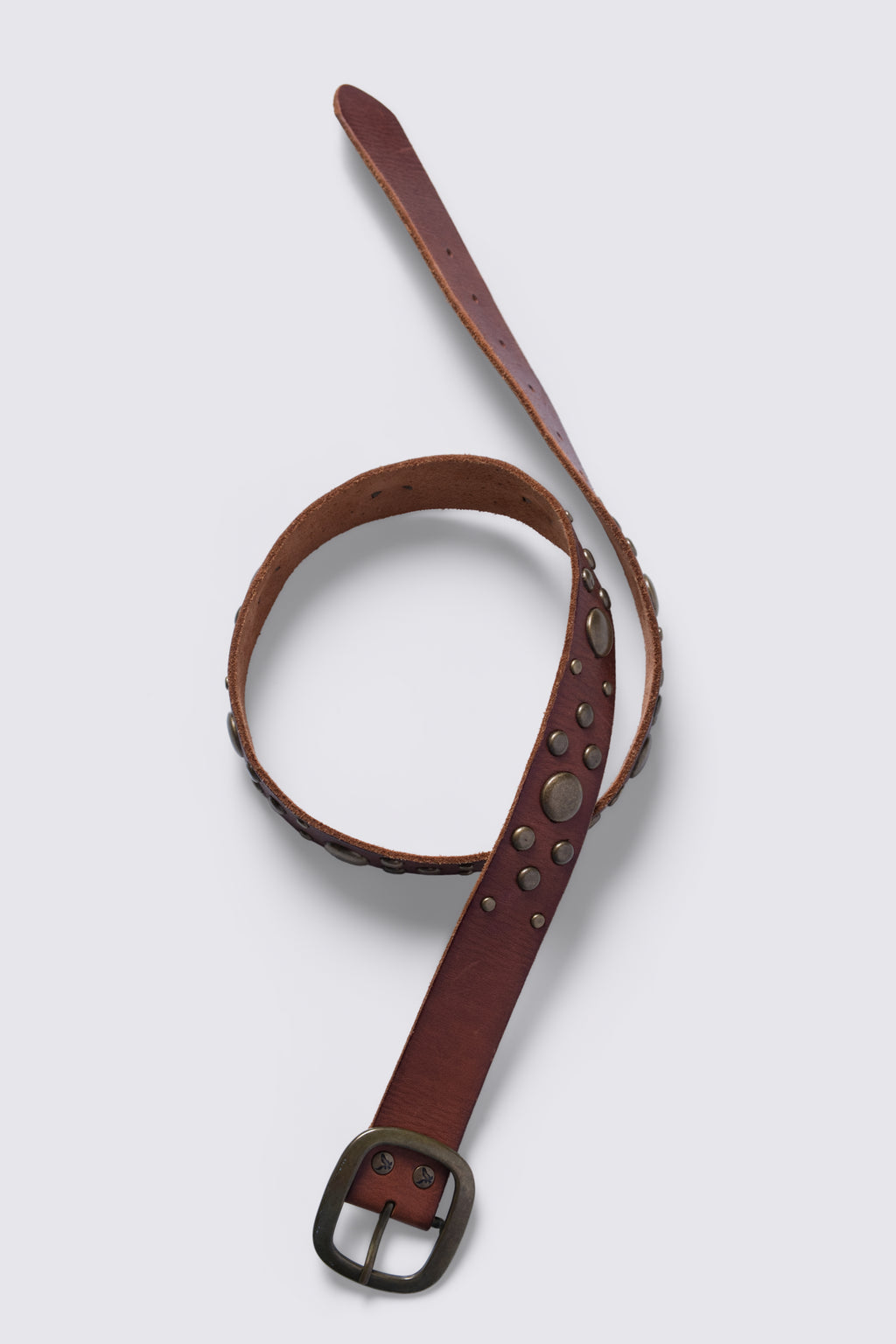 Y2K American Eagle Studded Leather Belt