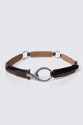 90s Brighton Chain Link Leather Belt