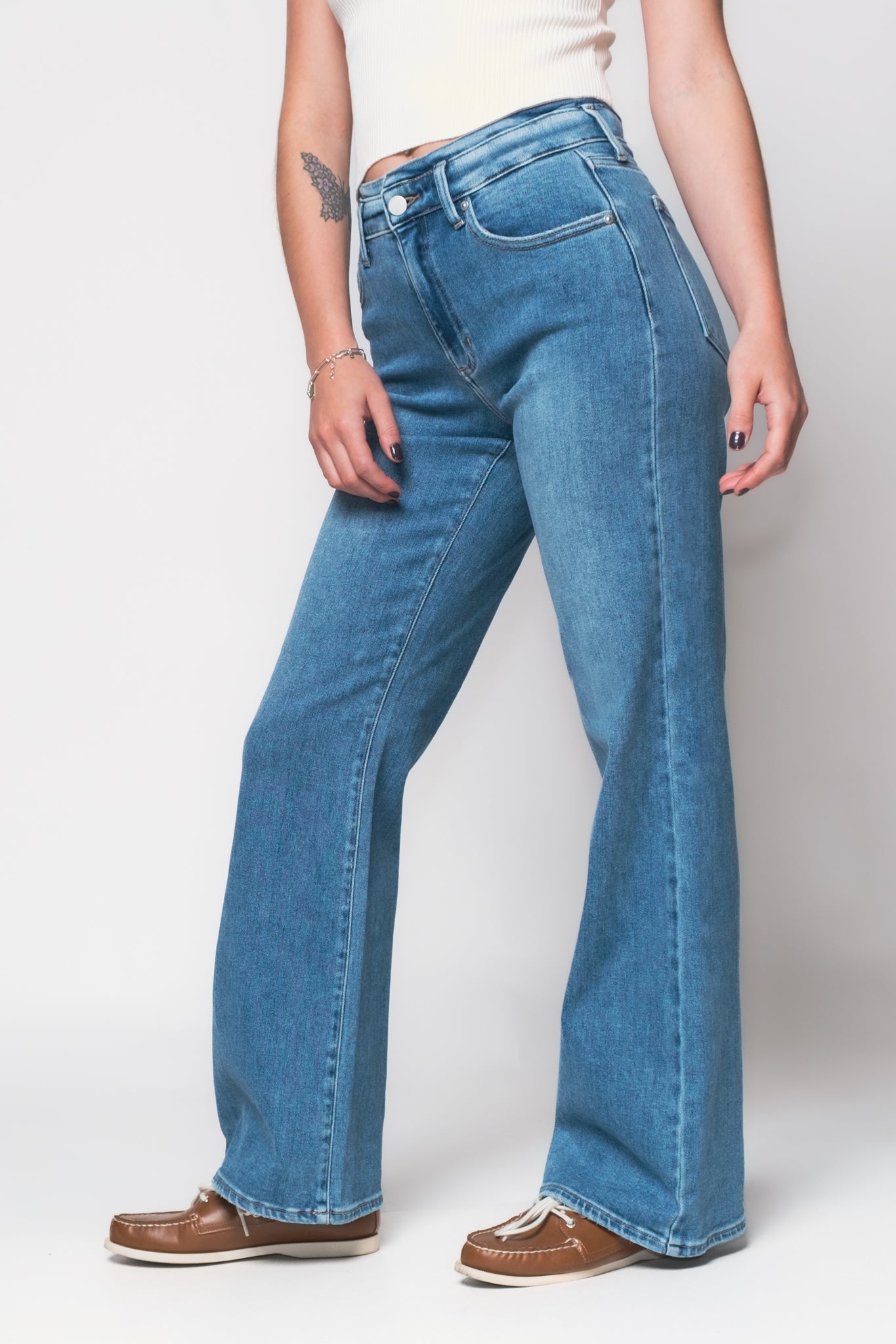 Just Black Double Take Wide Leg Jeans