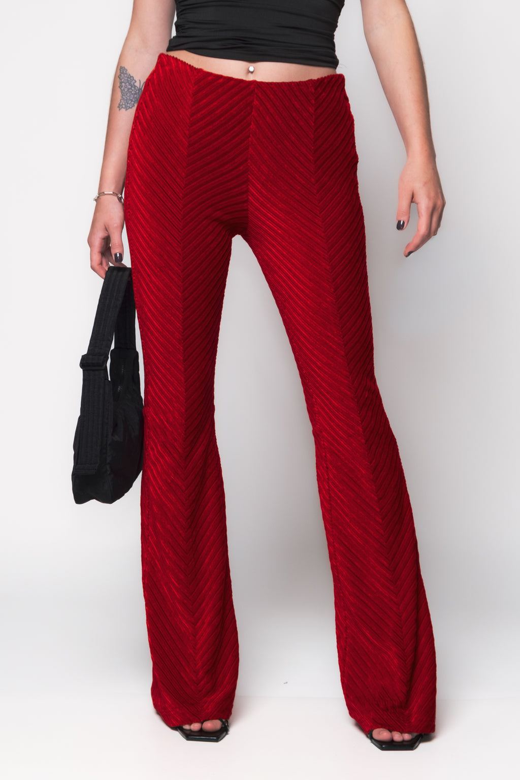 Free People Velvet Penny Pull On Flares