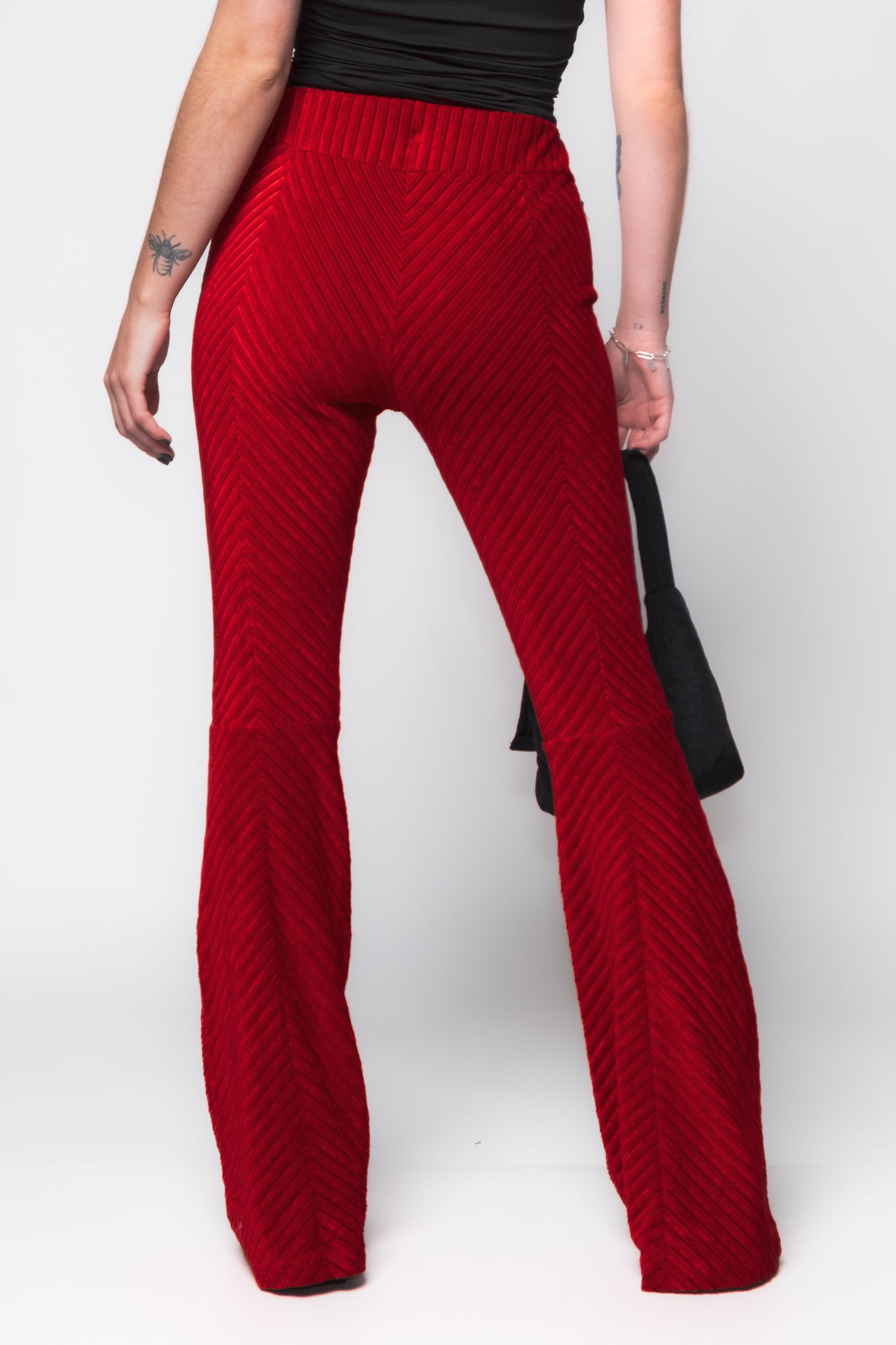 Free People Velvet Penny Pull On Flares
