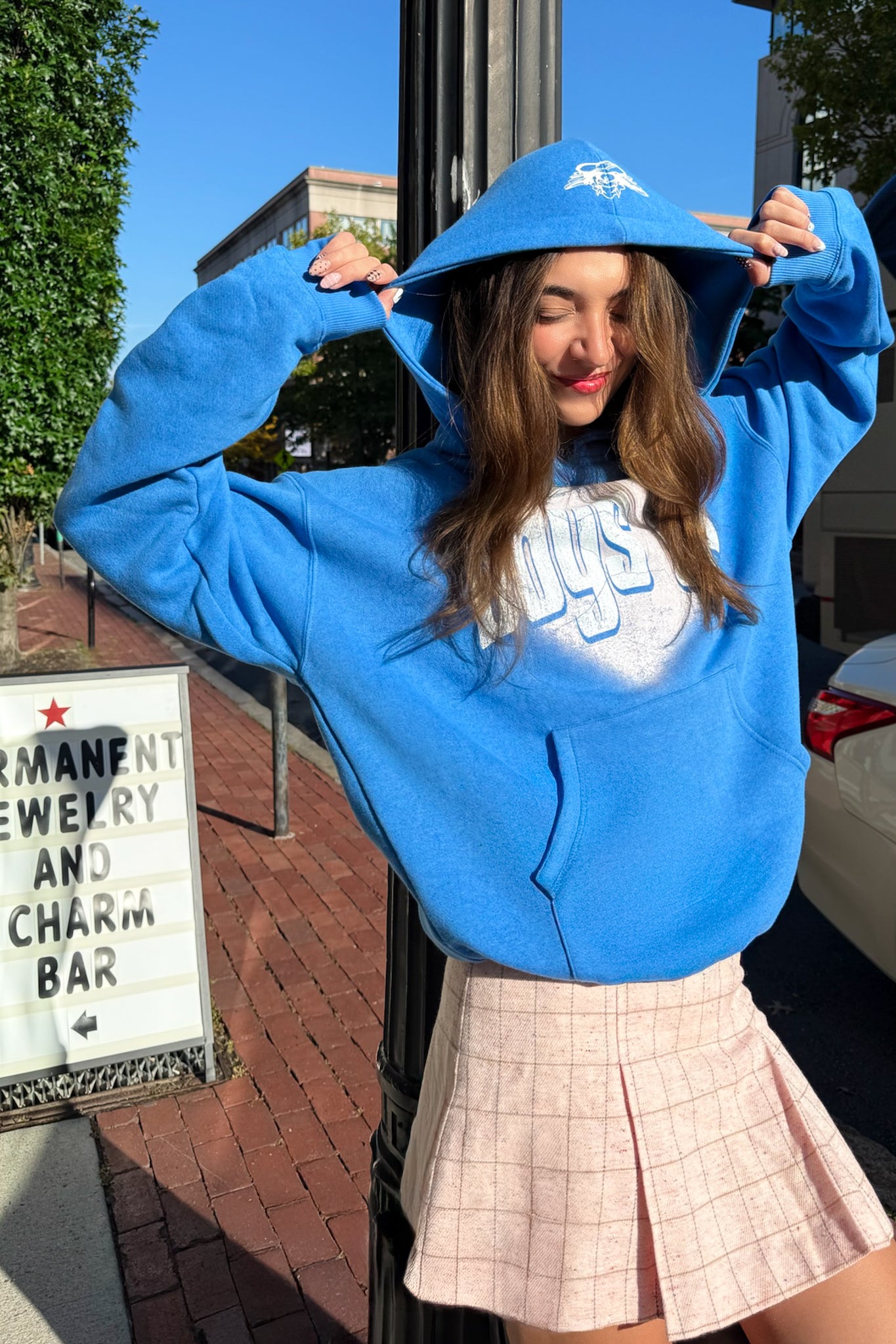 Boys Lie Charm Racer Hoodie