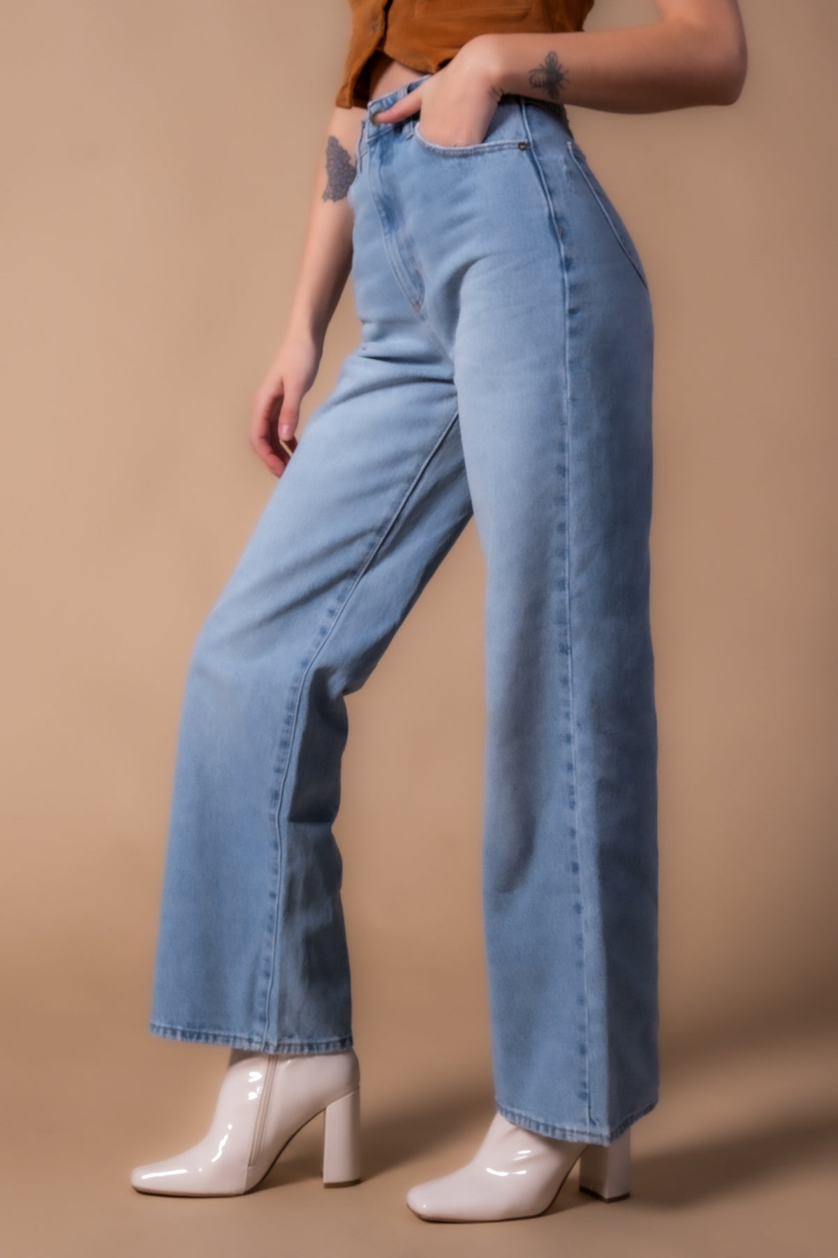 Rolla's Heidi Ankle Jeans - Old Stone