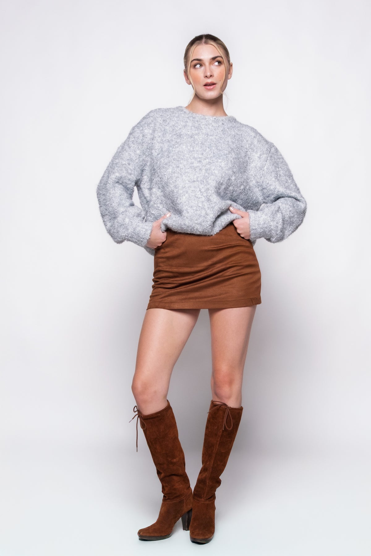 Steve Madden Cindi Micro Suede Mini