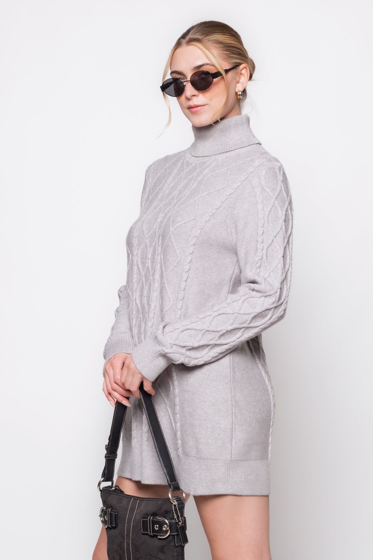 Show Me Your Mumu Montreal Cable Knit Dress