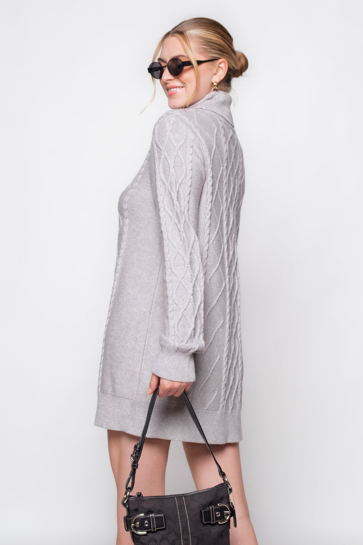 Show Me Your Mumu Montreal Cable Knit Dress