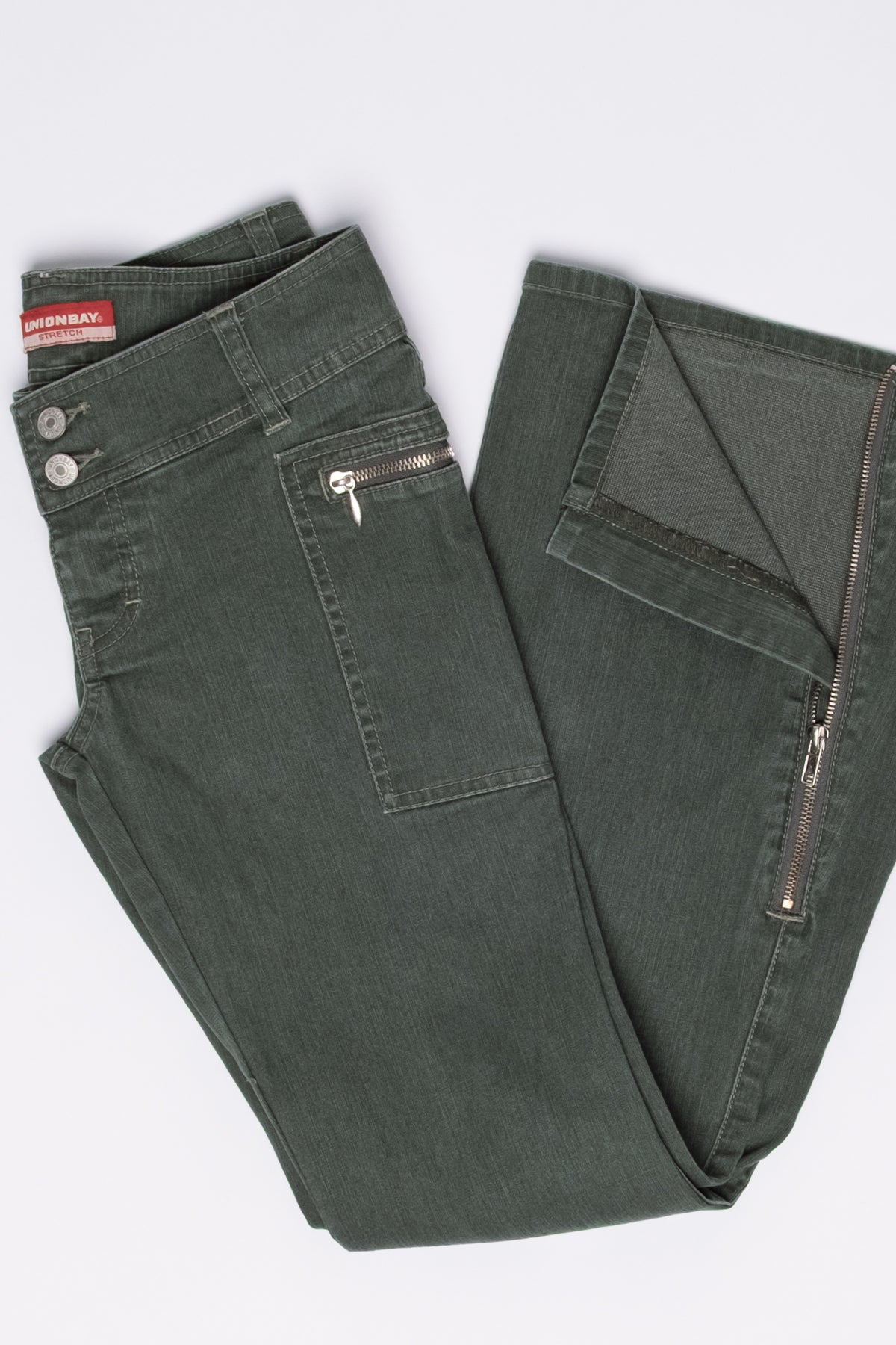 Union Bay Lowrise Zip Flares