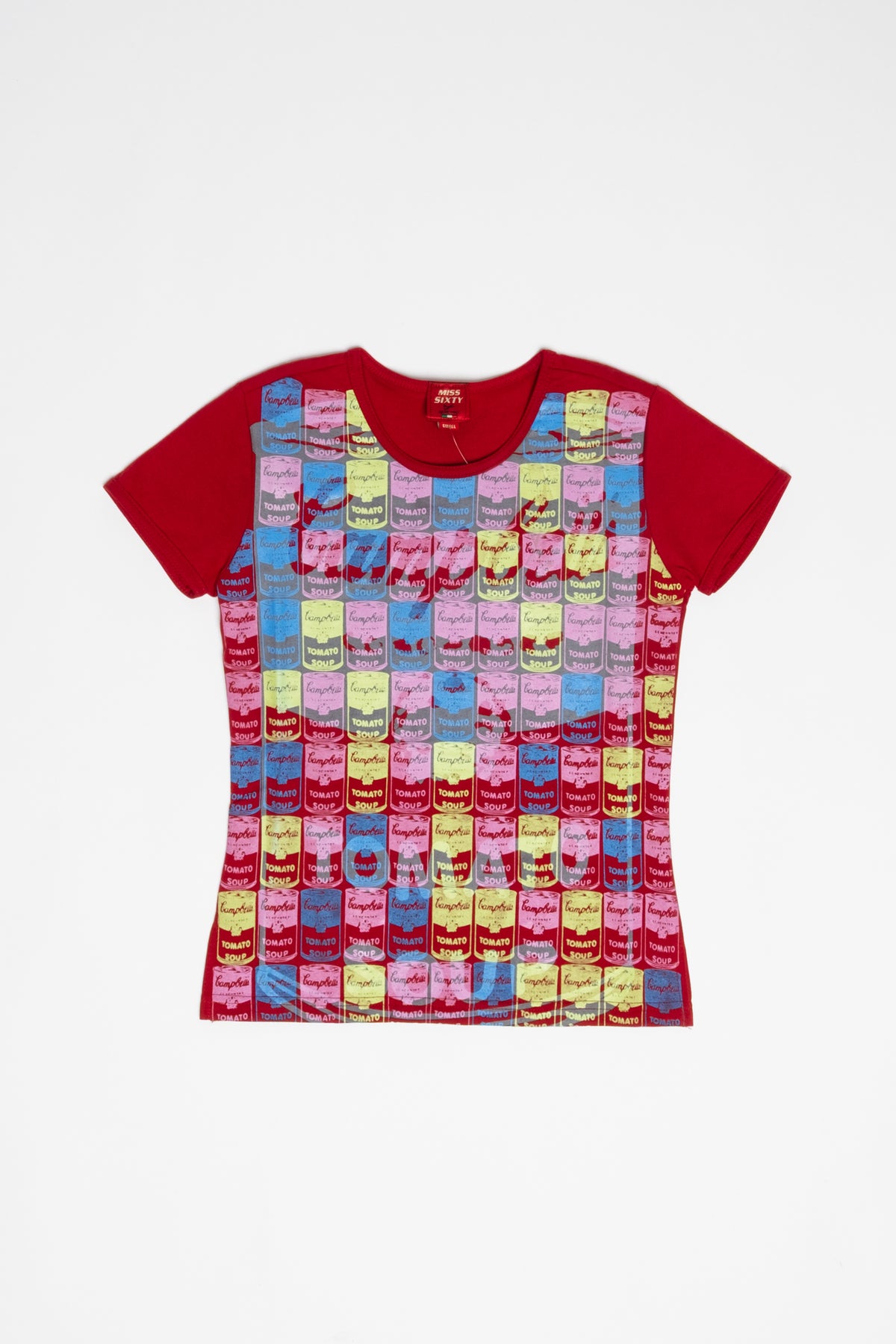 Miss Sixty Campbells Soup Graphic Baby Tee