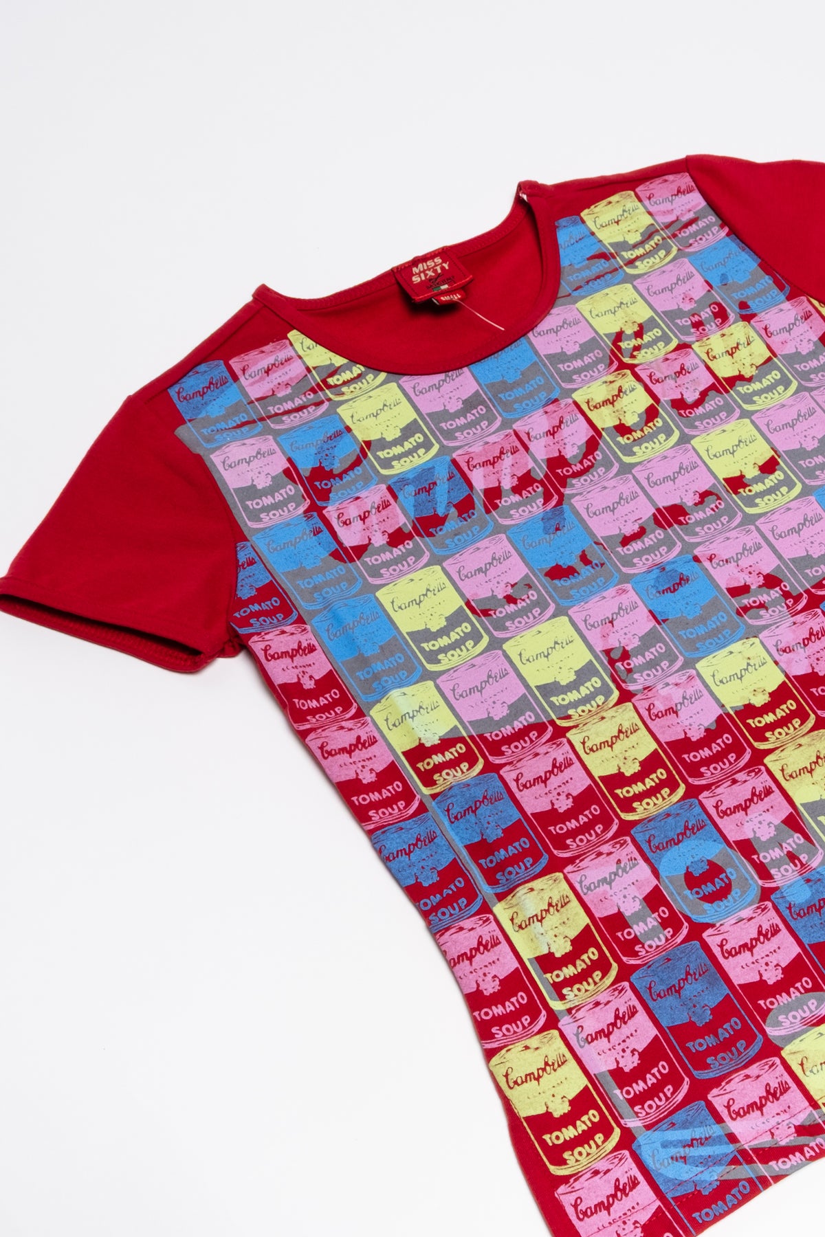 Miss Sixty Campbells Soup Graphic Baby Tee