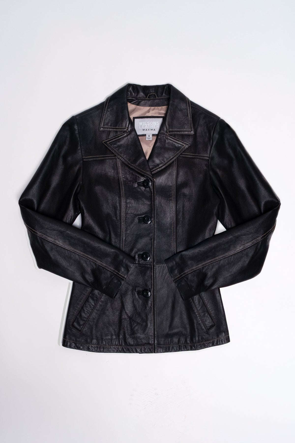 Wilson's Maxima Tailored Leather Blazer