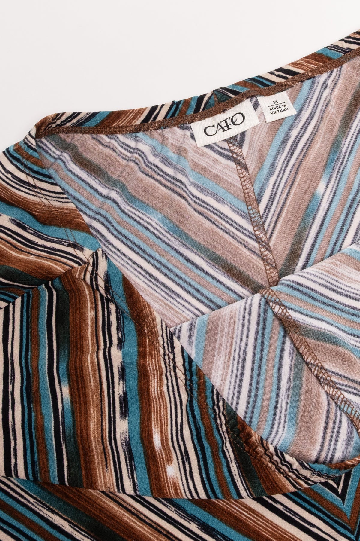 Chevron Stretch Pull-on Skirt