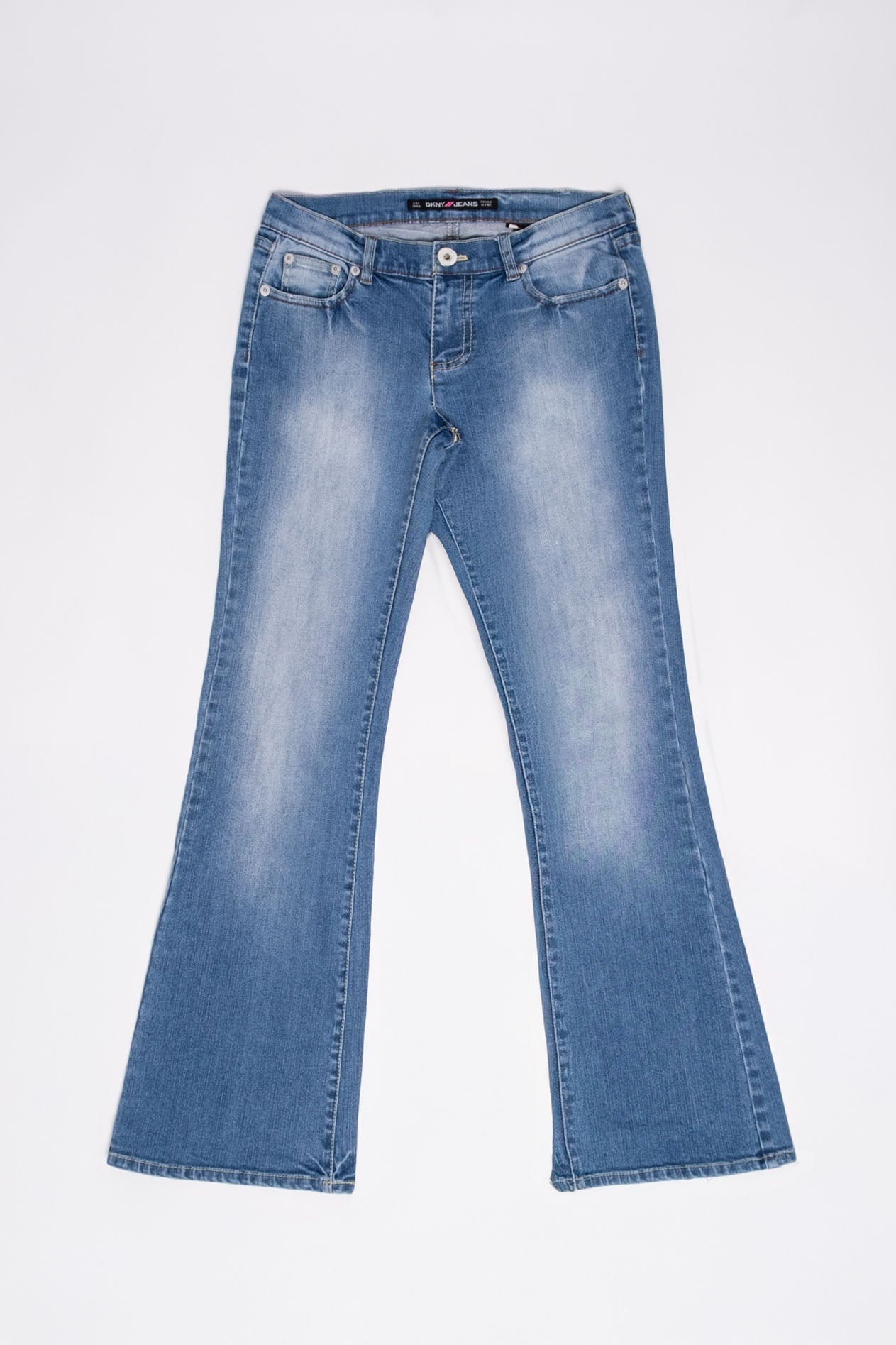 Early 00's DKNY Times Square Lowrise Flares