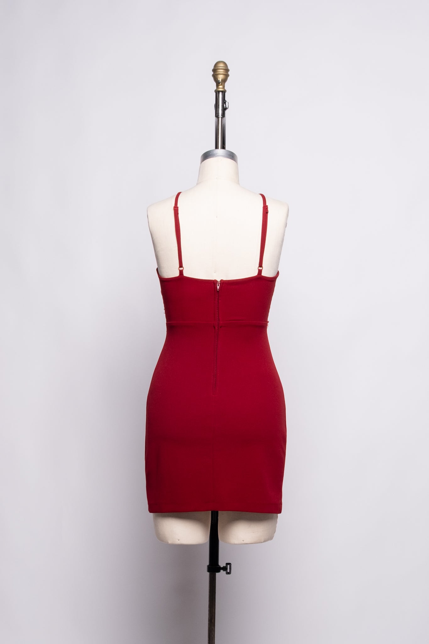 High Halter Neck Cutout Dress