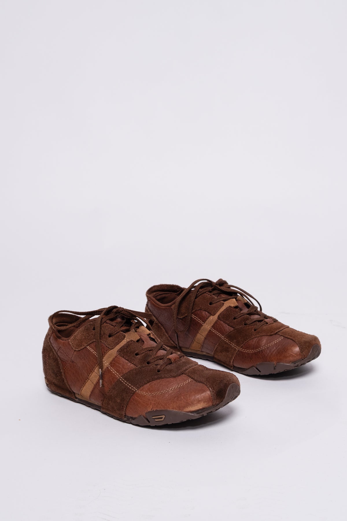 Diesel Hugo Lea Leather & Suede Sneakers