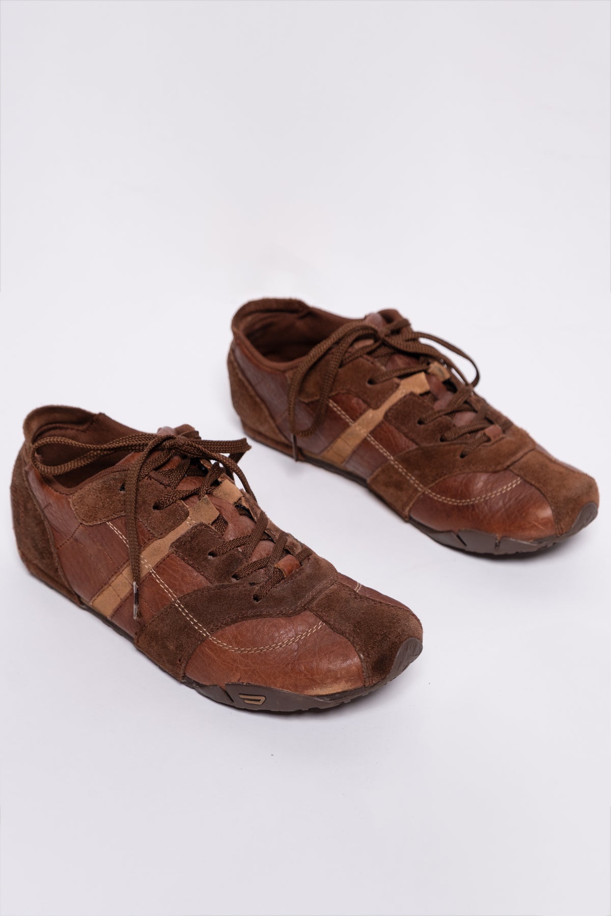 Diesel Hugo Lea Leather & Suede Sneakers