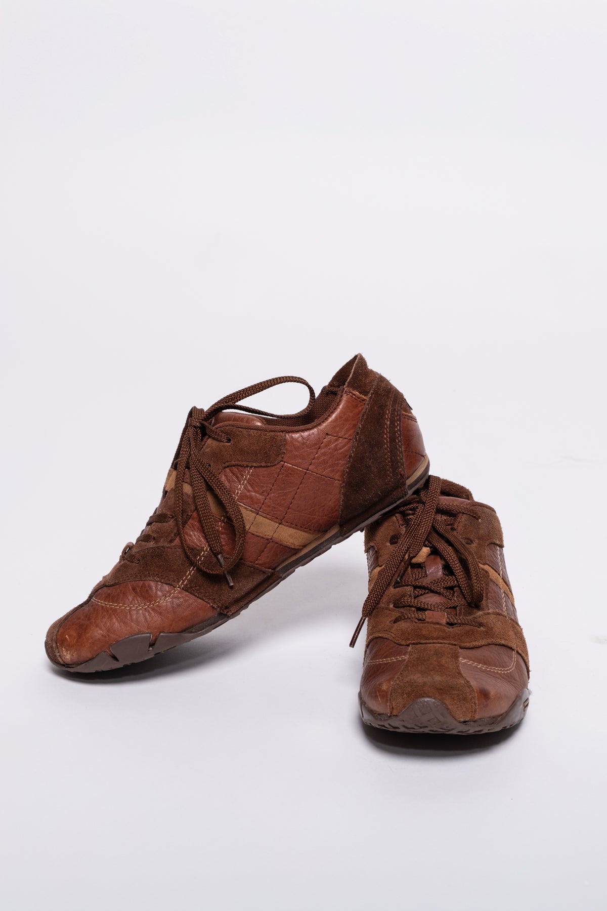 Diesel Hugo Lea Leather & Suede Sneakers