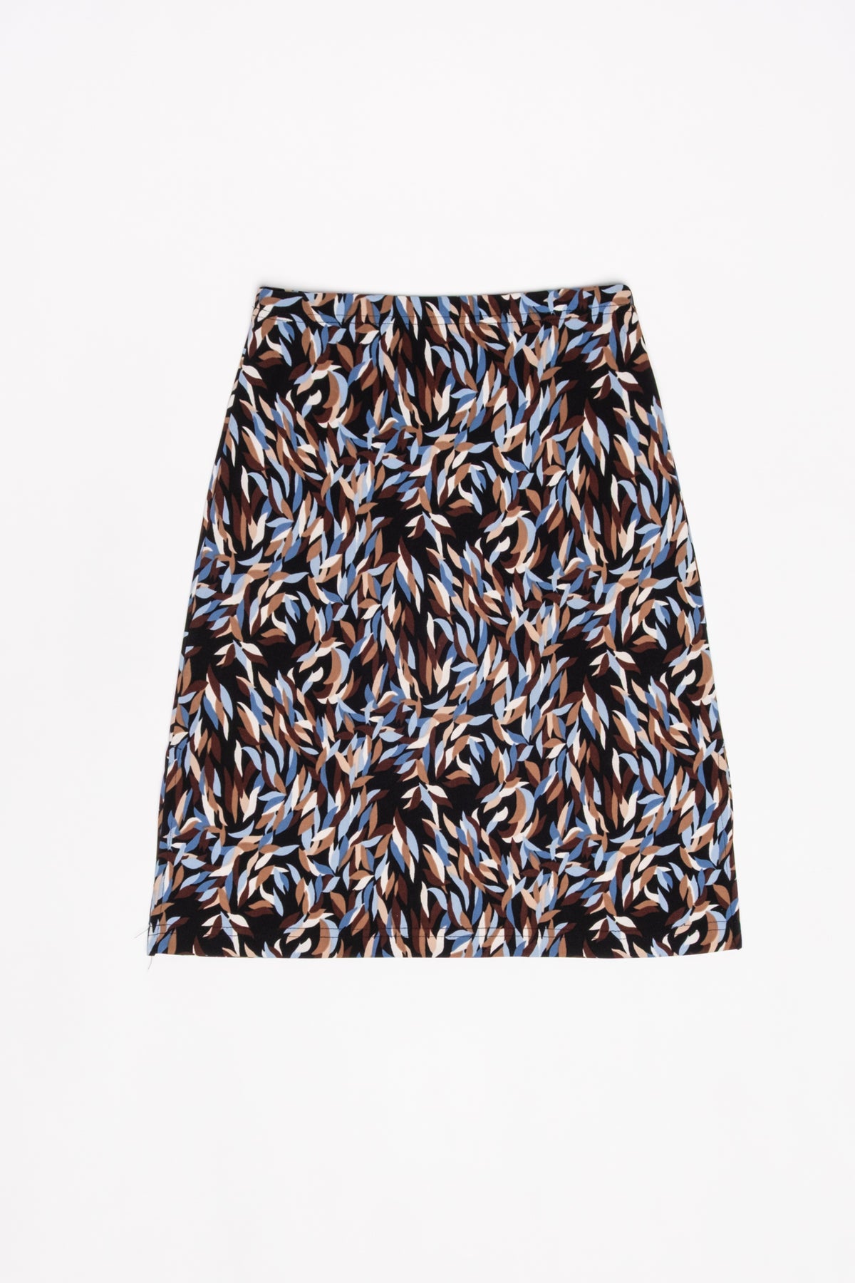 Printed Stretch Pull-On Skirt