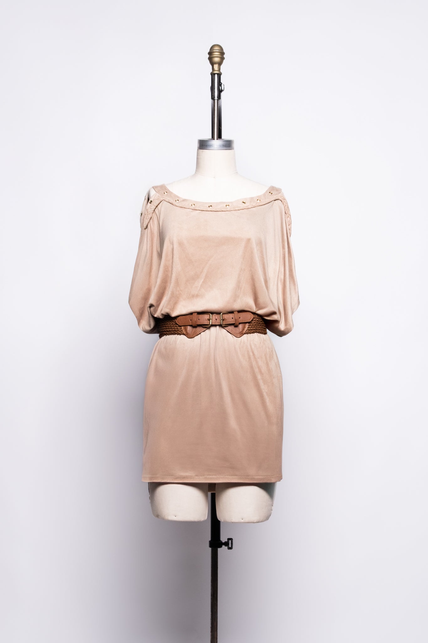 XOXO Micro Suede Mini Dress