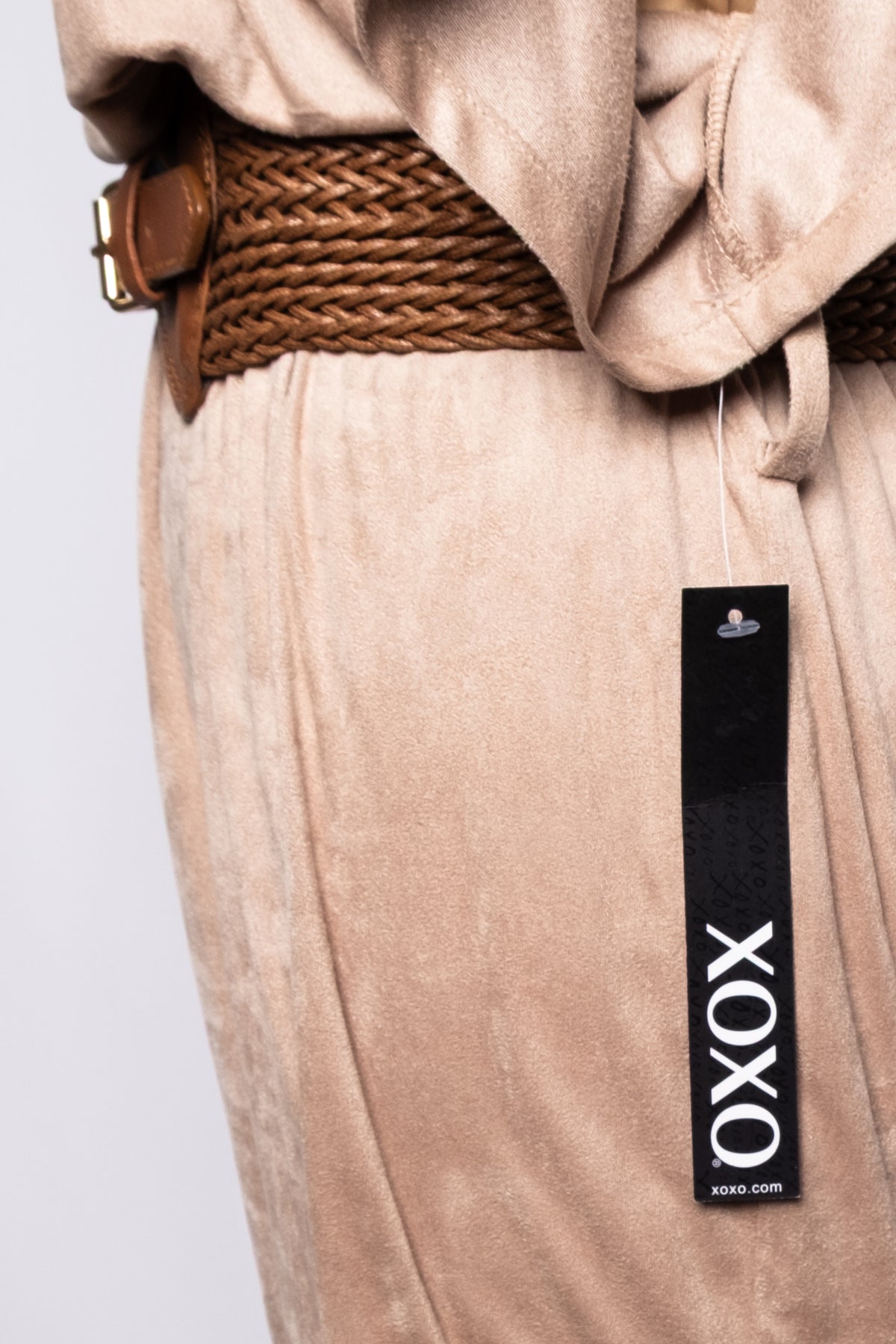 XOXO Micro Suede Mini Dress