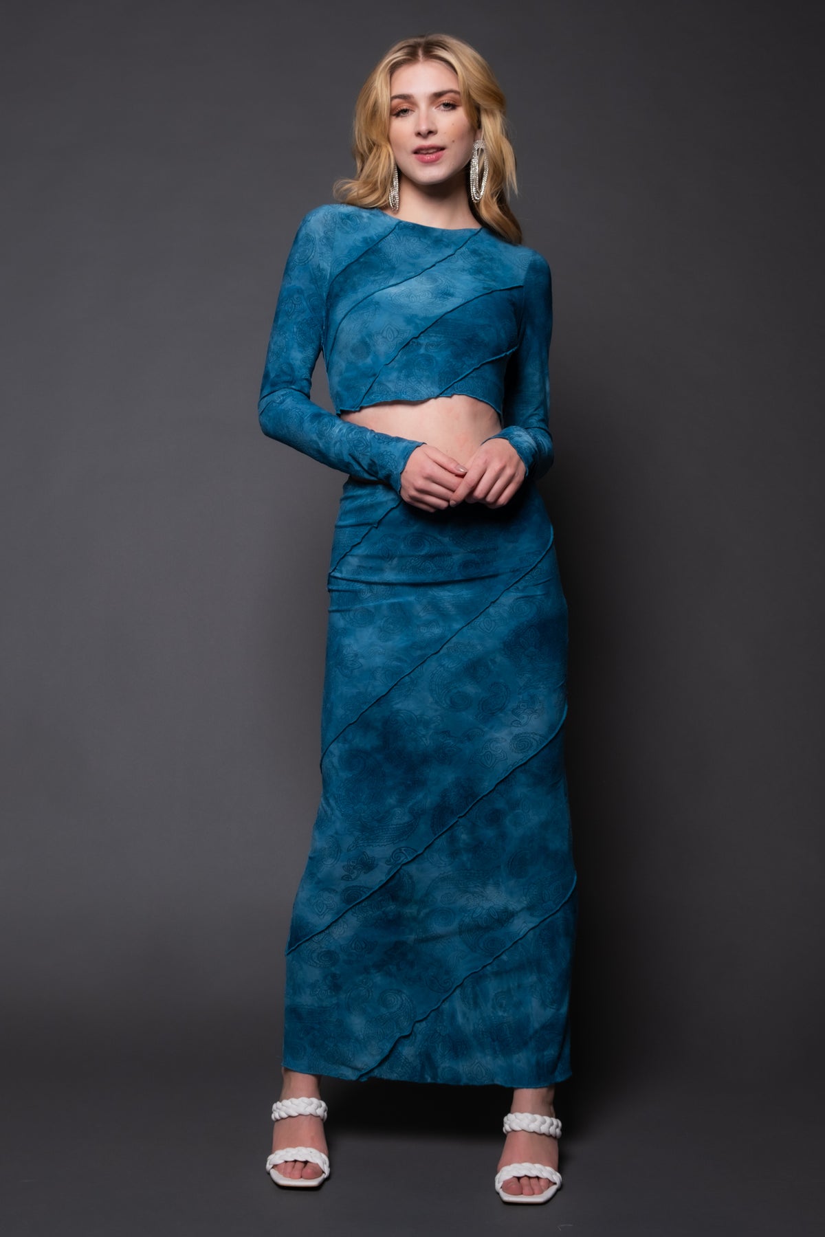 Ocean Eyes Bodycon Dress Set