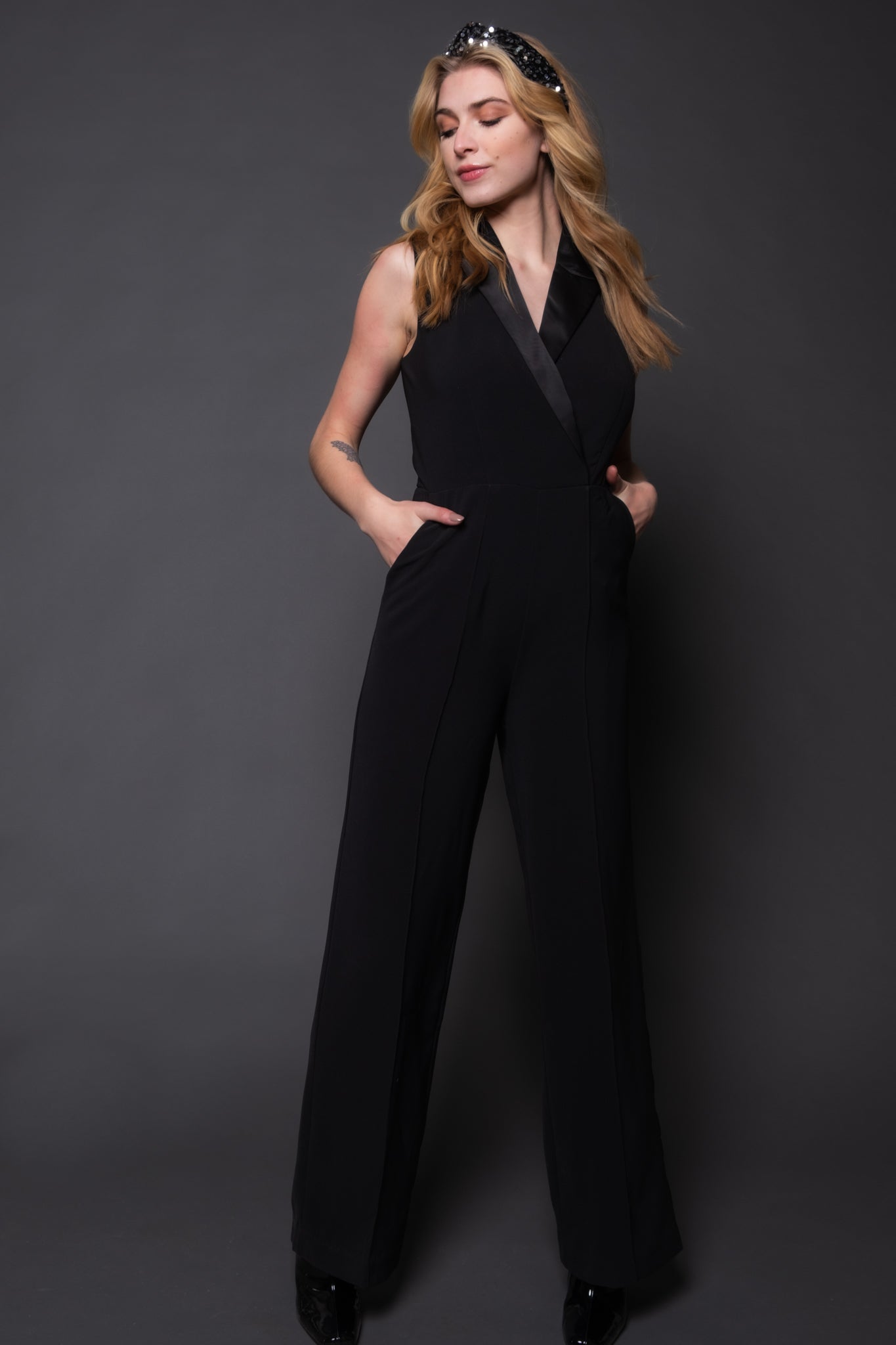 Jayde sale tux jumpsuit