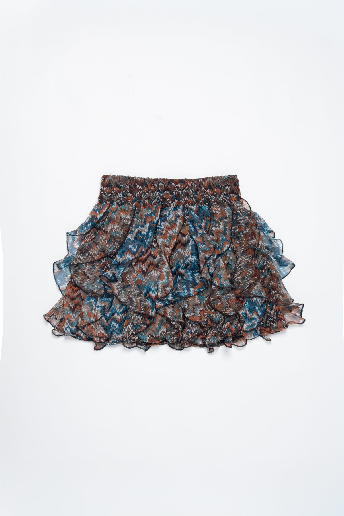 2010s Wet Seal Ruffle Mini Skirt