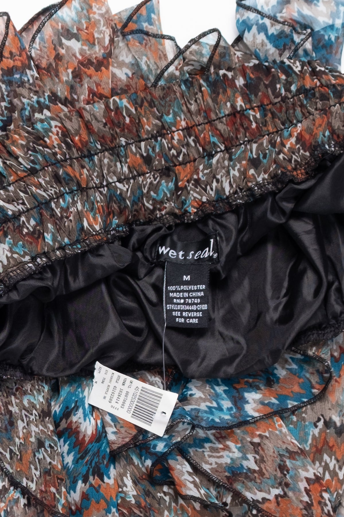 2010s Wet Seal Ruffle Mini Skirt