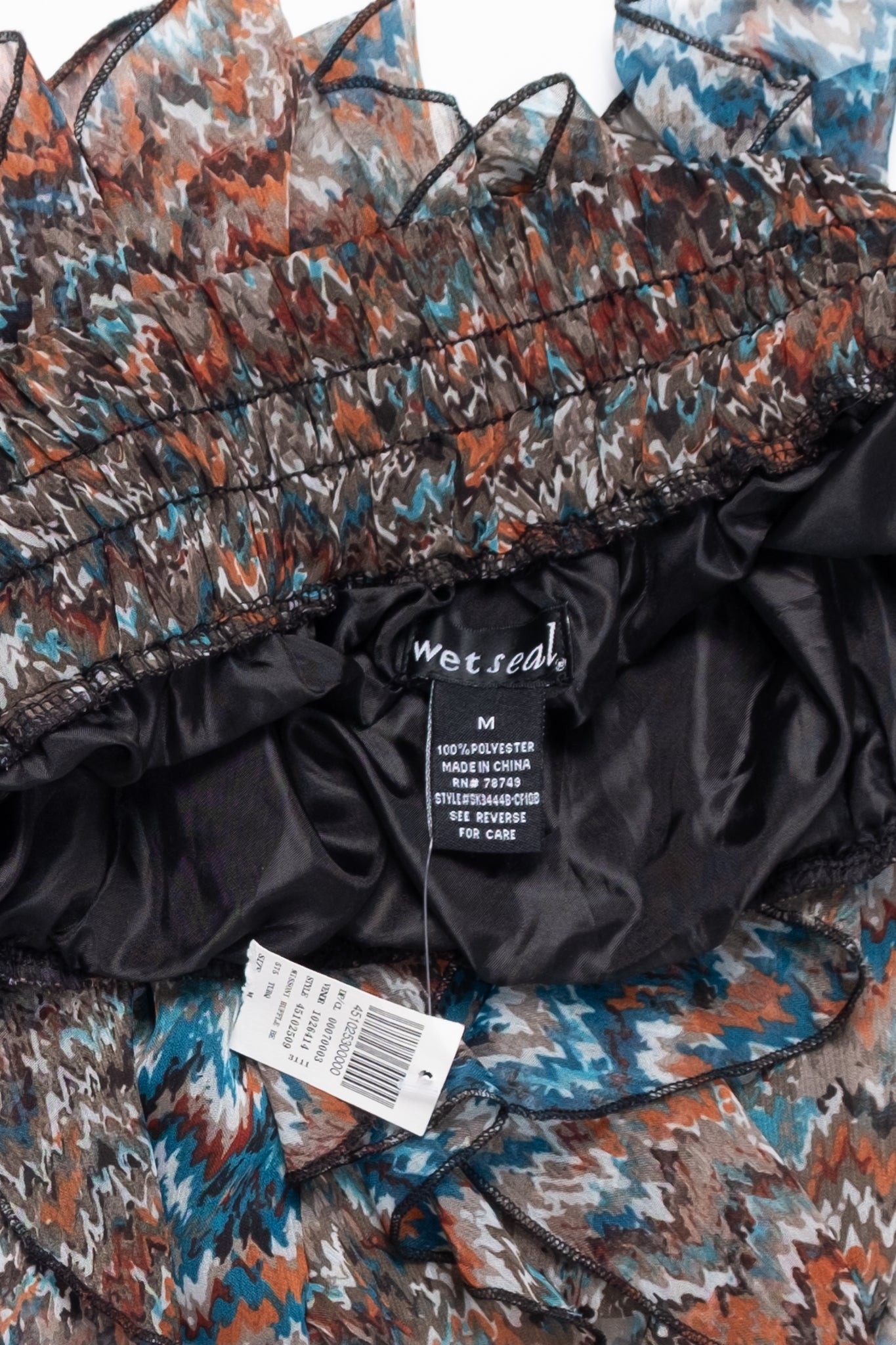 2010s Wet Seal Ruffle Mini Skirt