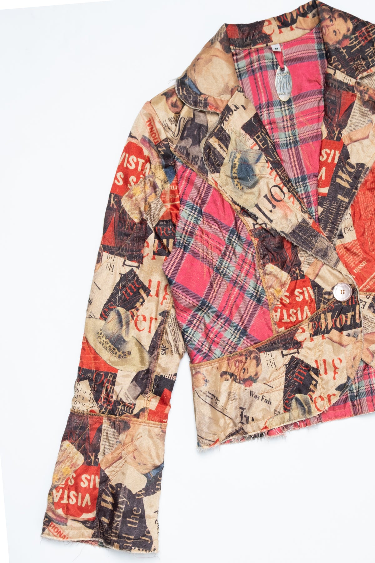 Pinup Collage Print Statement Jacket