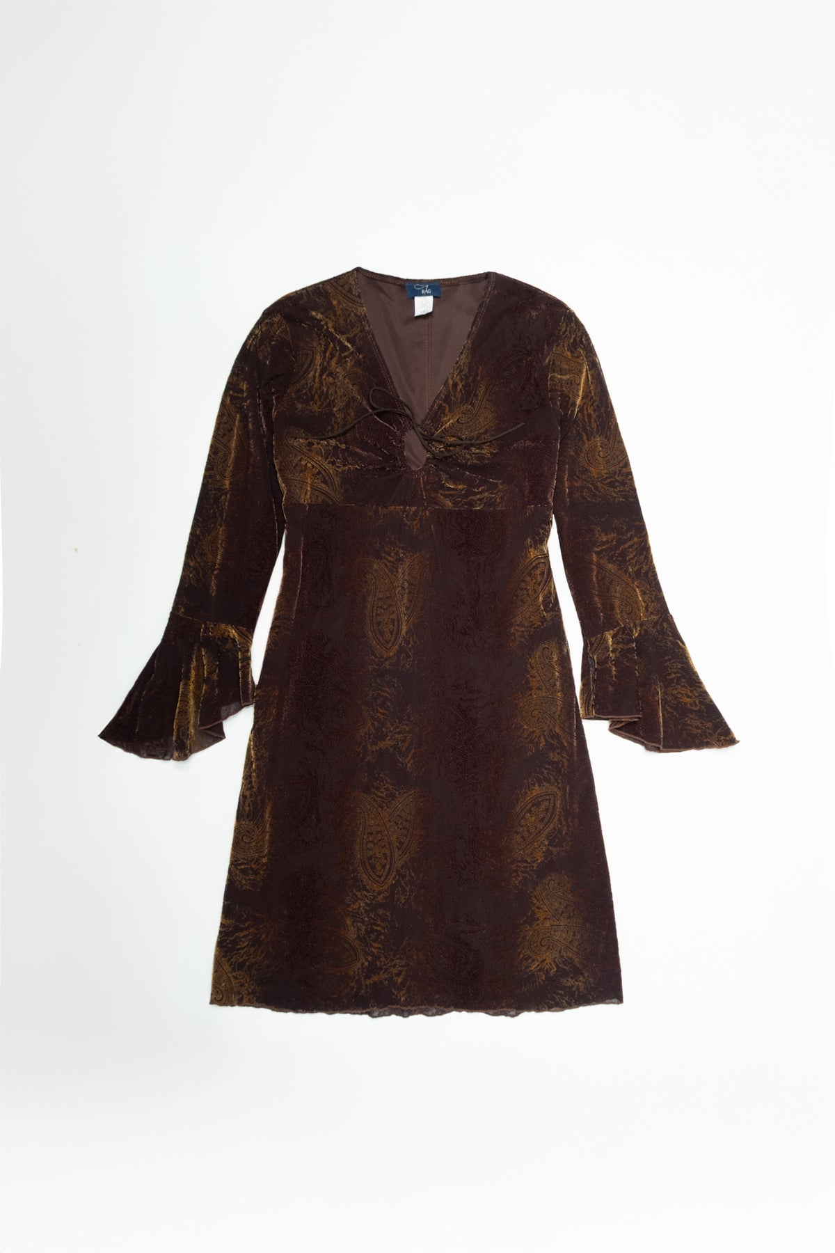 Late 90s Burnout Velvet Dress