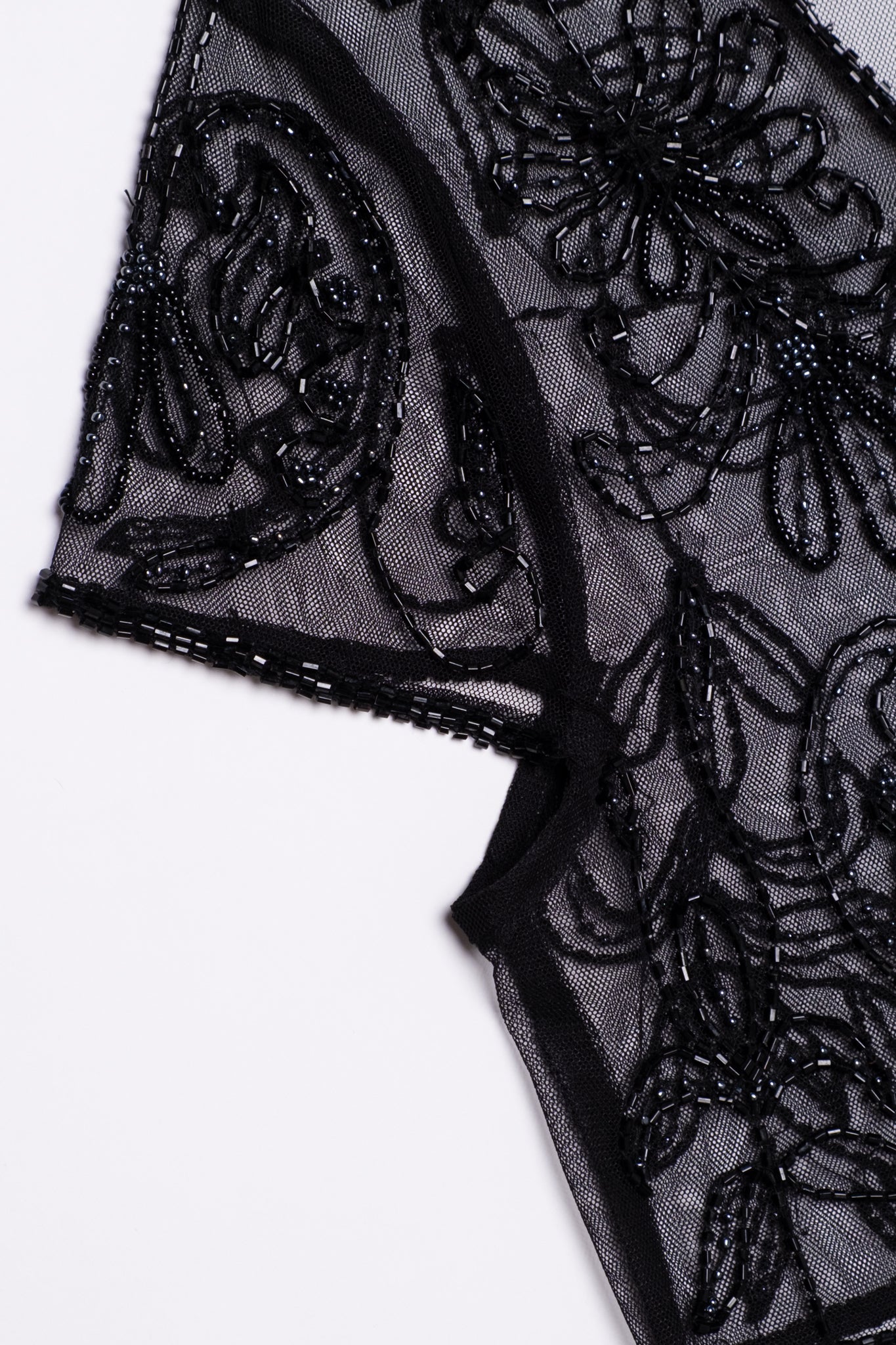 Deadstock Passport Sheer Beaded Bolero