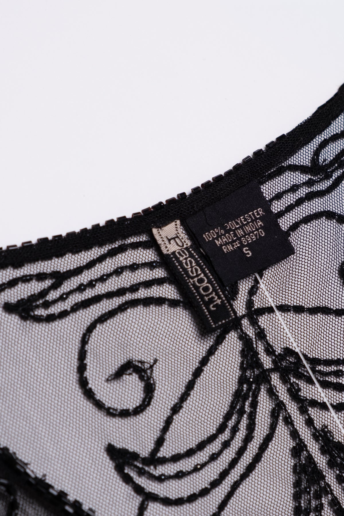 Deadstock Passport Sheer Beaded Bolero