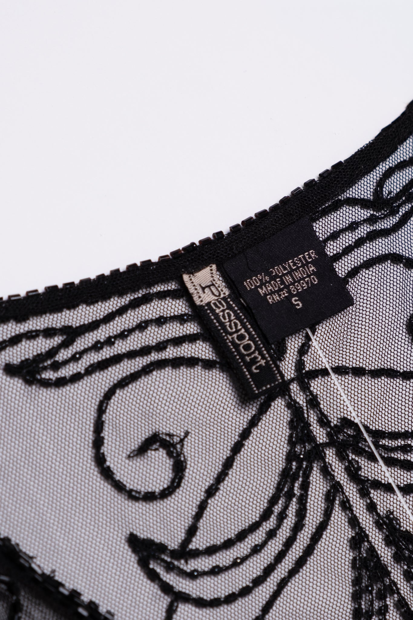 Deadstock Passport Sheer Beaded Bolero