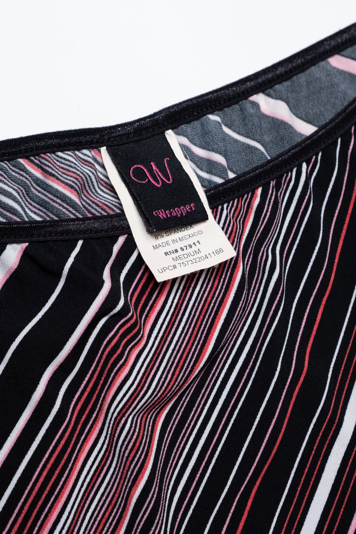 Wrapper Striped Slip Skirt