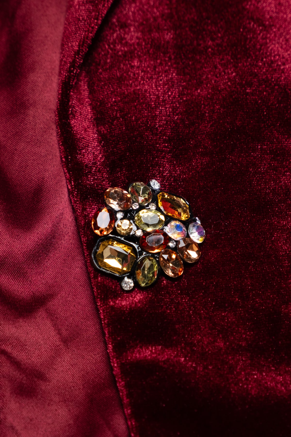 XOXO Stretchy Velvet Blazer