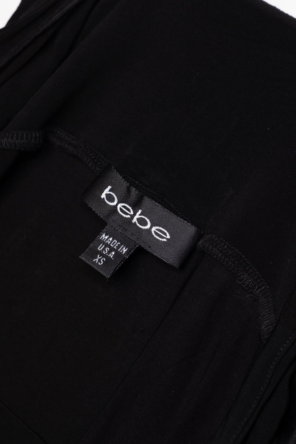 Bebe Chainmail Draped Cami Top