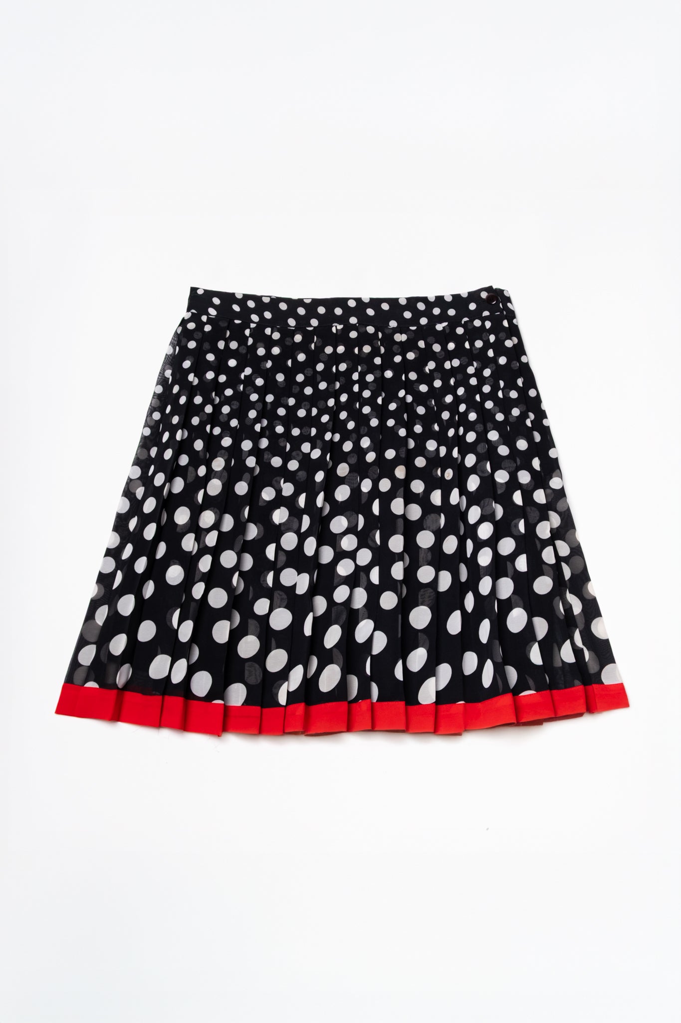 90s Express Pleated Polka Dot Skirt
